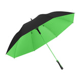 Maxbell Folding Long Handle Umbrella Windproof Double Layer for Camp Fishing Women green