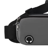Maxbell Sport Waist Running Adjustable Camping Waterproof Small Purse Women Grey