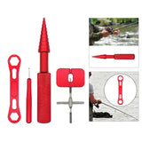 Maxbell Fishing Reel Removal Tool Baitcasting Wrench for Fishing DIY Modified Tool A