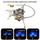 Maxbell Multifunction Camping Gas Stove Lightweight for Backpacking Hiking Cooking