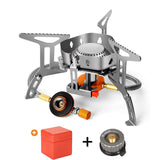 Maxbell Multifunction Camping Gas Stove Lightweight for Backpacking Hiking Cooking