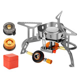 Maxbell Multifunction Camping Gas Stove Lightweight for Backpacking Hiking Cooking