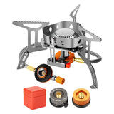 Maxbell Multifunction Camping Gas Stove Lightweight for Backpacking Hiking Cooking