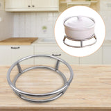 Maxbell Stainless Steel Pot Pan Rack Round Kitchen Rust Proof Durable Dia 23cm