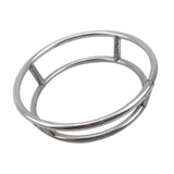 Maxbell Stainless Steel Pot Pan Rack Round Kitchen Rust Proof Durable Dia 29cm