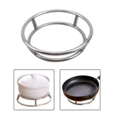 Maxbell Stainless Steel Pot Pan Rack Round Kitchen Rust Proof Durable Dia 29cm