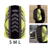 Maxbell Rucksack Raincover Reflective AntiSlip Backpack Rain Cover for Biking Travel S 20L to 28L