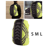 Maxbell Rucksack Raincover Reflective AntiSlip Backpack Rain Cover for Biking Travel S 20L to 28L