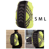 Maxbell Rucksack Raincover Reflective AntiSlip Backpack Rain Cover for Biking Travel S 20L to 28L