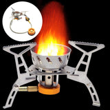 Maxbell Durable Camping Gas Stove Foldable Cooking Tool Lightweight Picnic fine Texture