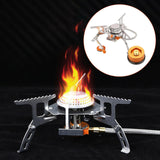 Maxbell Durable Camping Gas Stove Foldable Cooking Tool Lightweight Picnic fine Texture