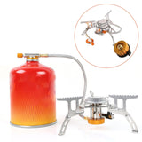 Maxbell Durable Camping Gas Stove Foldable Cooking Tool Lightweight Picnic Yellow Rough Texture
