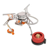 Maxbell Durable Camping Gas Stove Foldable Cooking Tool Lightweight Picnic red Texture