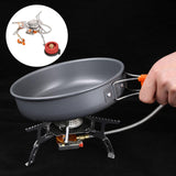 Maxbell Durable Camping Gas Stove Foldable Cooking Tool Lightweight Picnic red Texture