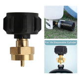 Maxbell Propane Tank Adapter Camping Refill Shifter BBQ Cooking Gas Cylinder Convert A
