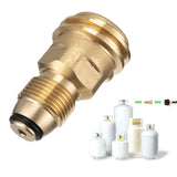 Maxbell Propane Tank Adapter Camping Refill Shifter BBQ Cooking Gas Cylinder Convert B