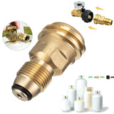 Maxbell Propane Tank Adapter Camping Refill Shifter BBQ Cooking Gas Cylinder Convert B