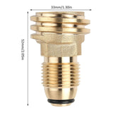 Maxbell Propane Tank Adapter Camping Refill Shifter BBQ Cooking Gas Cylinder Convert B