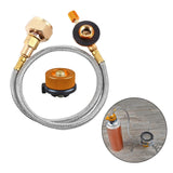 Maxbell Camping Gas Stove Flat Cylinder Tank Coupler Canister for Picnic Camping
