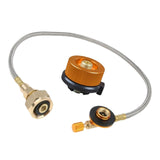 Maxbell Camping Gas Stove Flat Cylinder Tank Coupler Canister for Picnic Camping