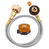 Maxbell Camping Gas Stove Flat Cylinder Tank Coupler Canister for Picnic Camping