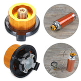 Maxbell Camping Gas Stove Flat Cylinder Tank Coupler Canister for Picnic Camping