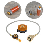 Maxbell Camping Gas Stove Flat Cylinder Tank Coupler Canister for Picnic Camping
