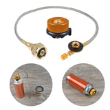 Maxbell Camping Gas Stove Flat Cylinder Tank Coupler Canister for Picnic Camping