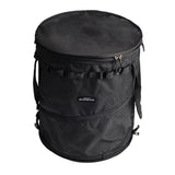 Maxbell Camping Trash Can Foldable Dirty Clothes Basket Portable for Garden Picnic Black