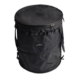 Maxbell Camping Trash Can Foldable Dirty Clothes Basket Portable for Garden Picnic Black