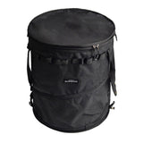 Maxbell Camping Trash Can Foldable Dirty Clothes Basket Portable for Garden Picnic Black