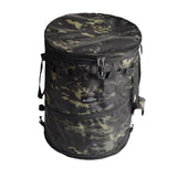 Maxbell Camping Trash Can Foldable Dirty Clothes Basket Portable for Garden Picnic Black Green