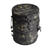 Maxbell Camping Trash Can Foldable Dirty Clothes Basket Portable for Garden Picnic Black Green