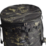 Maxbell Camping Trash Can Foldable Dirty Clothes Basket Portable for Garden Picnic Black Green