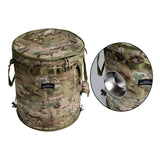 Maxbell Camping Trash Can Foldable Dirty Clothes Basket Portable for Garden Picnic Green Sand