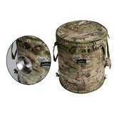 Maxbell Camping Trash Can Foldable Dirty Clothes Basket Portable for Garden Picnic Green Sand