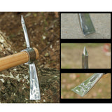 Maxbell Ice Axe Garden Pickaxe Wood Handle Pick Mattock Hoe for Digging Soil