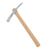 Maxbell Ice Axe Garden Pickaxe Wood Handle Pick Mattock Hoe for Digging Soil