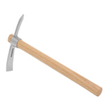 Maxbell Ice Axe Garden Pickaxe Wood Handle Pick Mattock Hoe for Digging Soil