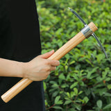 Maxbell Ice Axe Garden Pickaxe Wood Handle Pick Mattock Hoe for Digging Soil