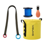 Maxbell 4x Arborist Throw Line Kit Rope Storage Bag and Straps for Hunting Observation