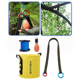 Maxbell 4x Arborist Throw Line Kit Rope Storage Bag and Straps for Hunting Observation
