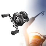 Maxbell Light Baitcasting Reels 7.2:1 Ratio Bait Casting Saltwater Magnetic Brake Left Hand