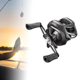 Maxbell Light Baitcasting Reels 7.2:1 Ratio Bait Casting Saltwater Magnetic Brake Left Hand