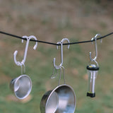 Maxbell S Shaped Hooks Organizer Rack Storage Camping Hangers for Hanging Cookware