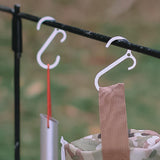 Maxbell S Shaped Hooks Organizer Rack Storage Camping Hangers for Hanging Cookware