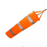 Maxbell 200cm Wind Sock Bag Rainbow Fashion Hanging Grommet Waterproof Park orange and gray