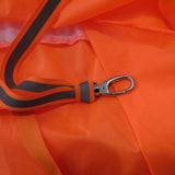 Maxbell 200cm Wind Sock Bag Rainbow Fashion Hanging Grommet Waterproof Park orange and gray