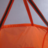 Maxbell 200cm Wind Sock Bag Rainbow Fashion Hanging Grommet Waterproof Park orange and gray