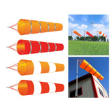 Maxbell 200cm Wind Sock Bag Rainbow Fashion Hanging Grommet Waterproof Park orange and gray